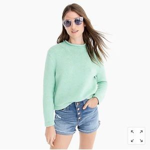 JCrew High-rise denim shorts, 29, sunfaded blue